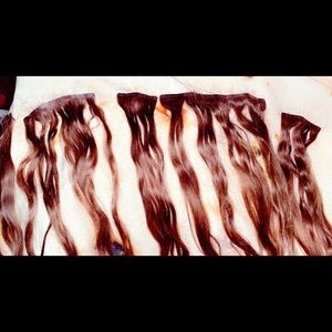 100% authentic human hair extensions